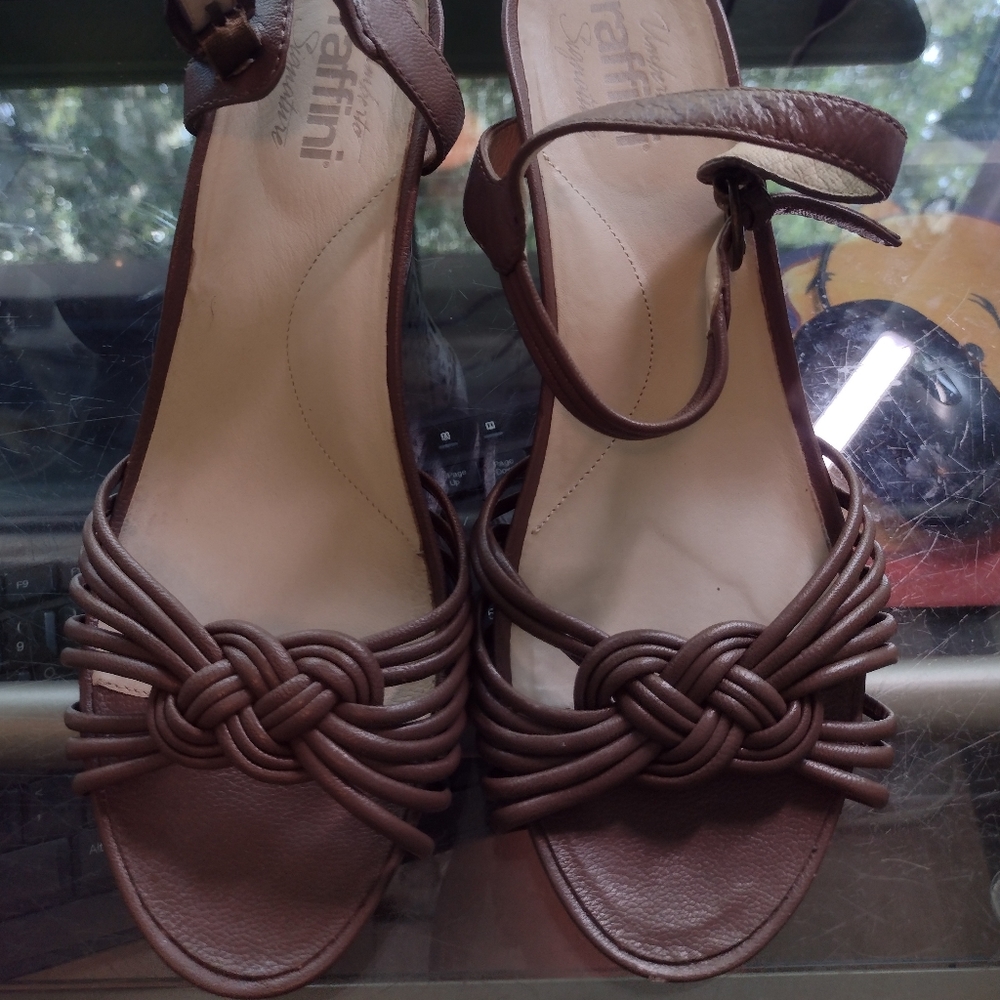 Umberto Raffini Signature Wedge Sandal